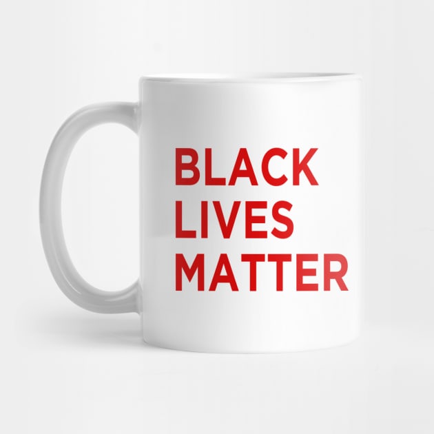 Black Lives Matter Red Ink by We Love Pop Culture